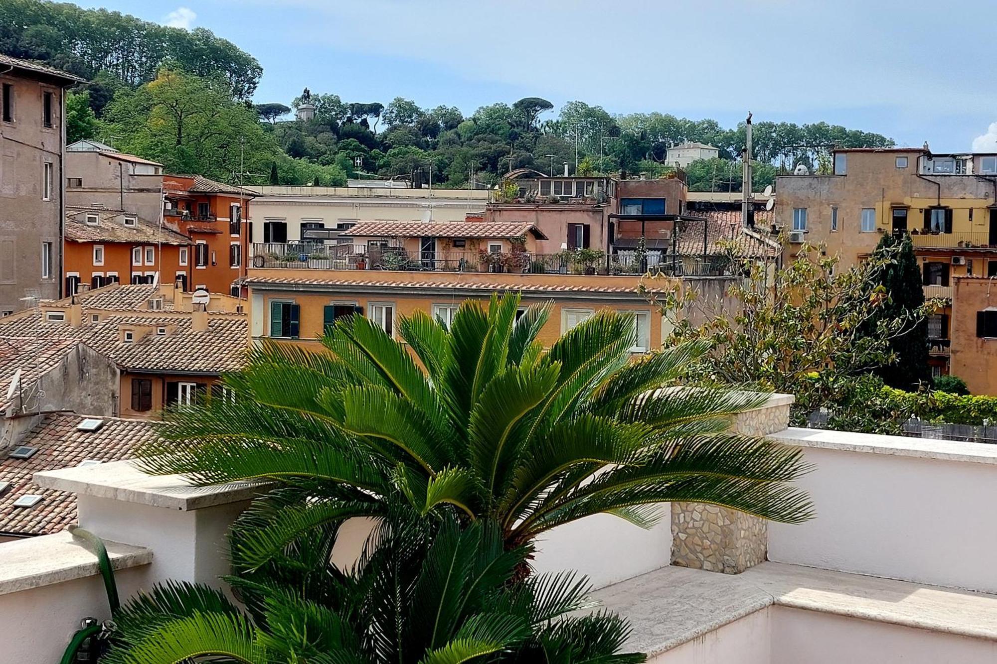 Magic Trastevere On Roof Terrace Privatunterkunft Rom