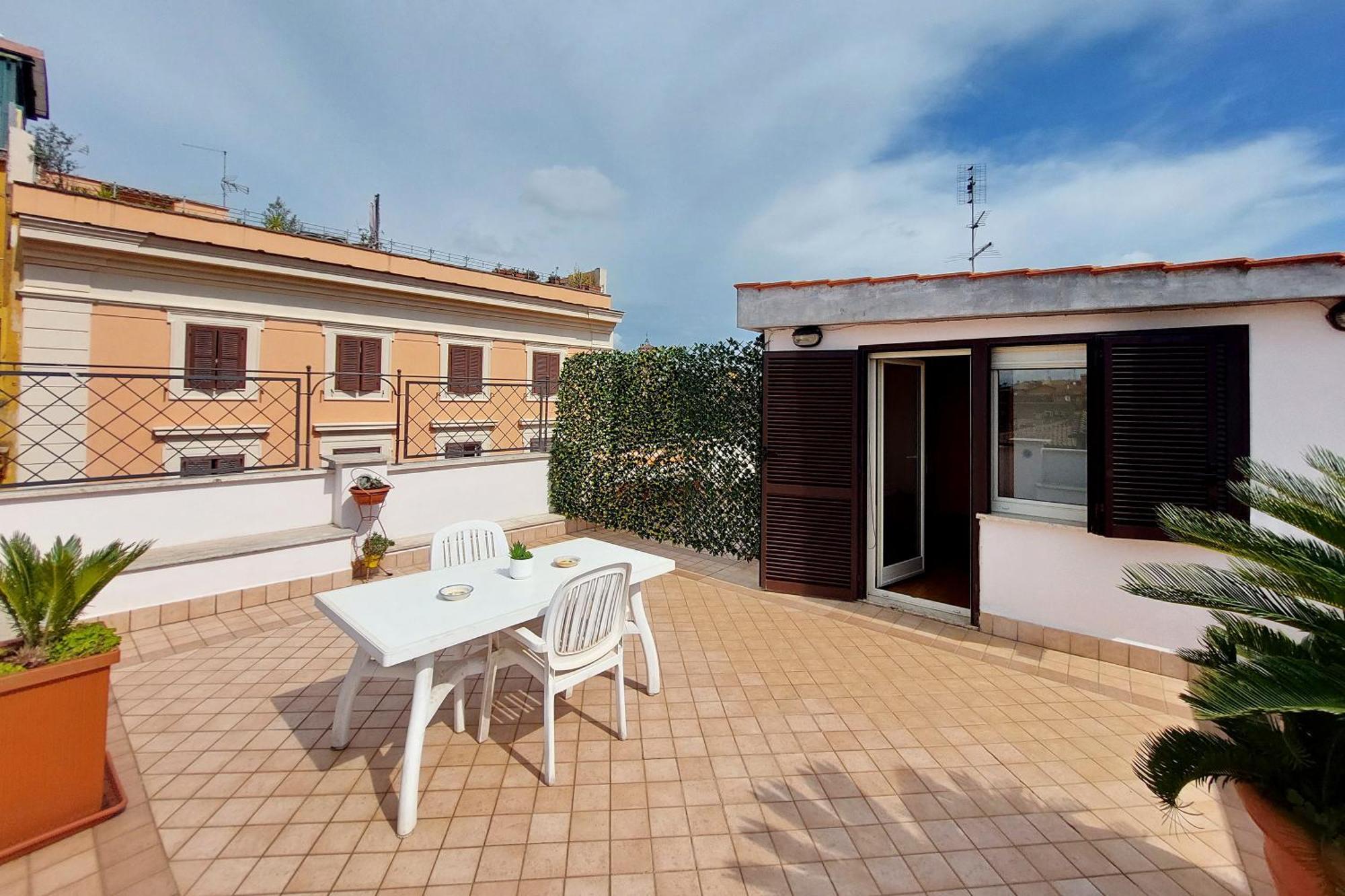 Privatunterkunft Magic Trastevere On Roof Terrace Rom