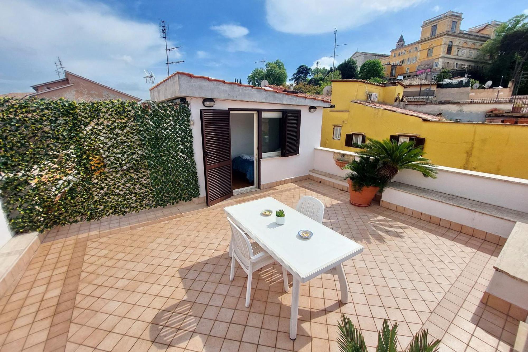 Magic Trastevere On Roof Terrace Privatunterkunft *