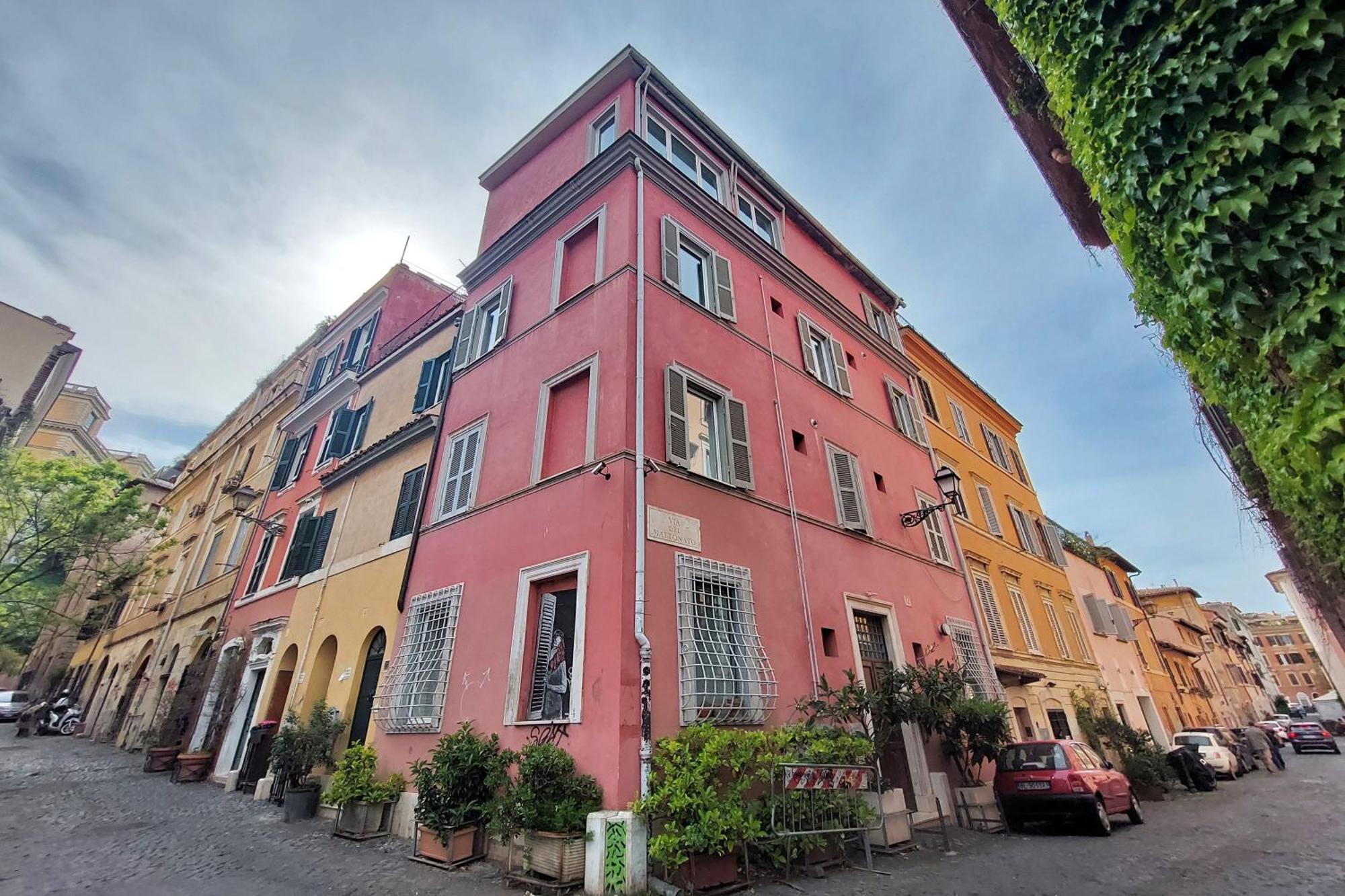 Rum i privatbostad Magic Trastevere On Roof Terrace Rom