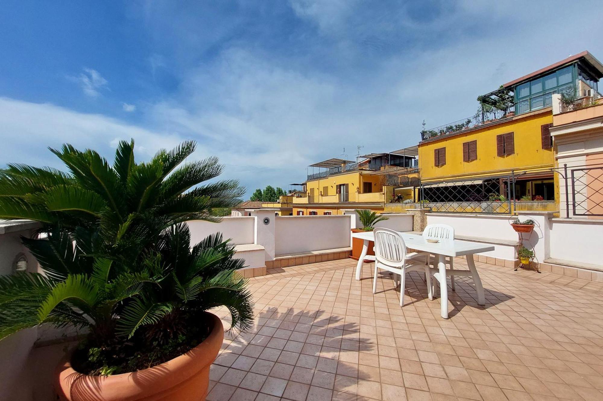 Magic Trastevere On Roof Terrace Privatunterkunft *
