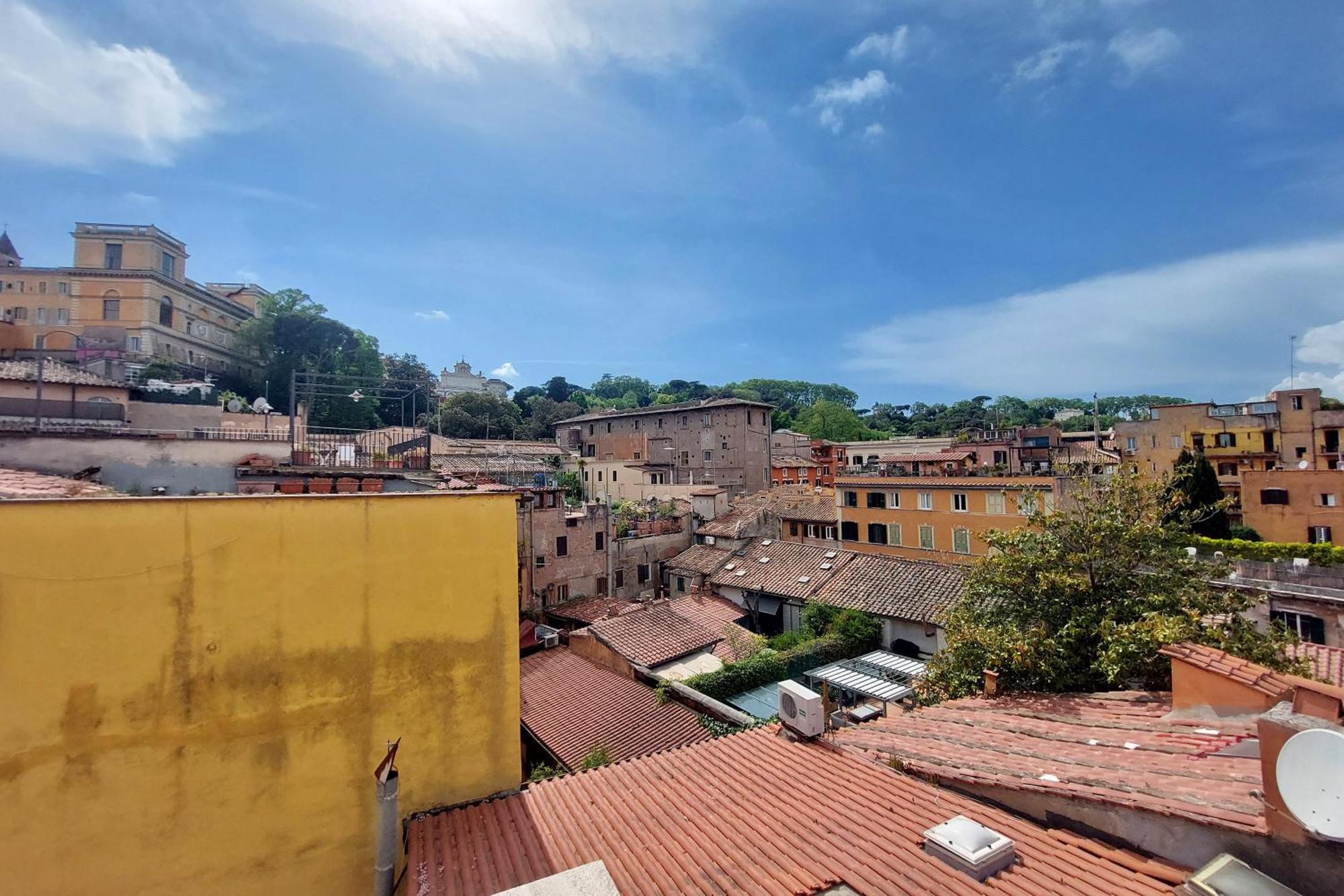Privatunterkunft Magic Trastevere On Roof Terrace Rom