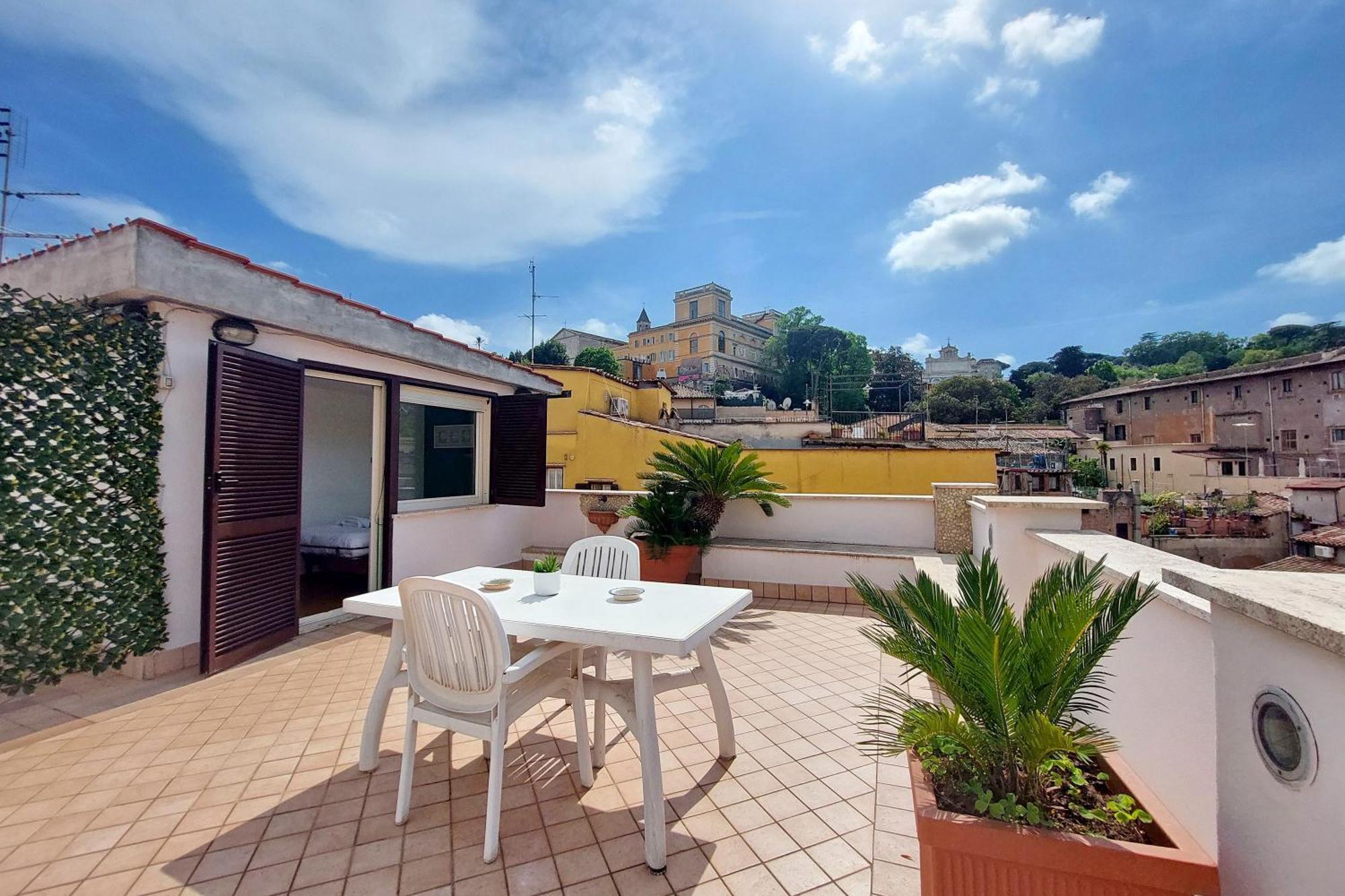 Magic Trastevere On Roof Terrace * Rom