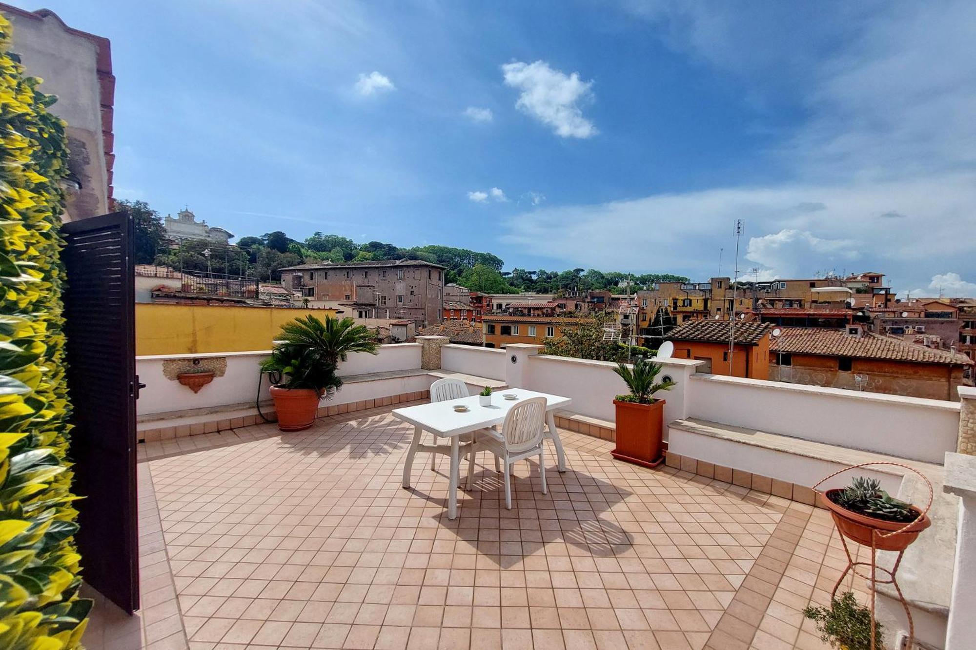 Magic Trastevere On Roof Terrace * Rom